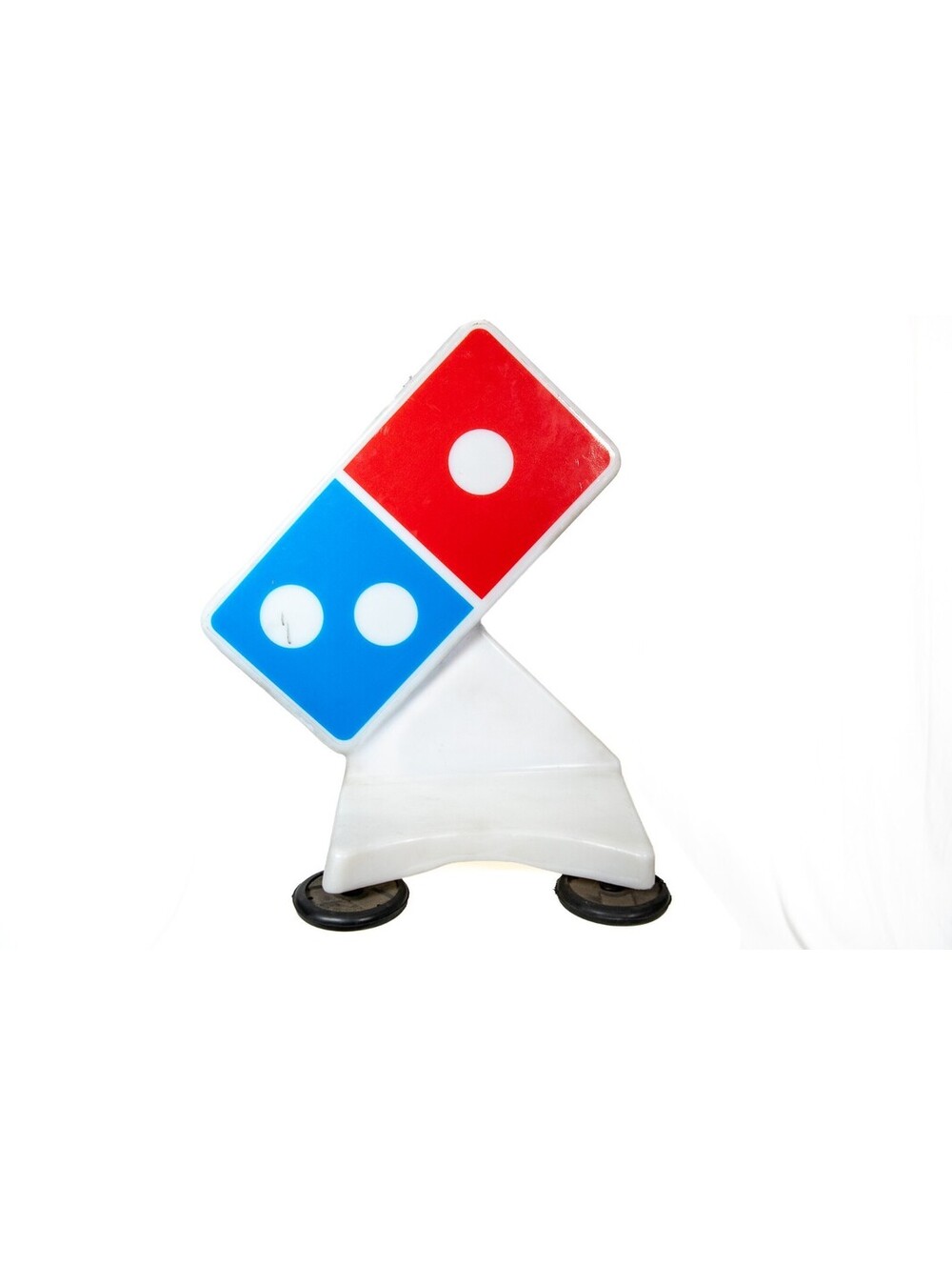 Dominos Pizza Magnetic Light Up Car Topper Delivery Sign No Cord - Canadian Vers